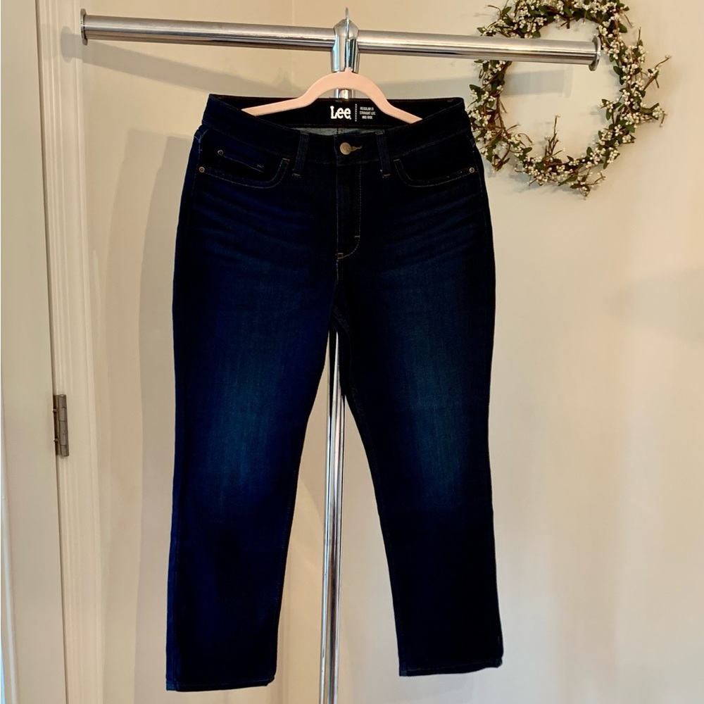 Lee women’s jeans dark wash new with tags 10 petite
